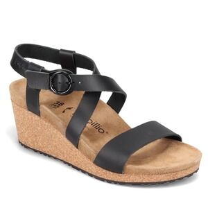 Birkenstock Sibyl Black Wedge Ladies Size 9